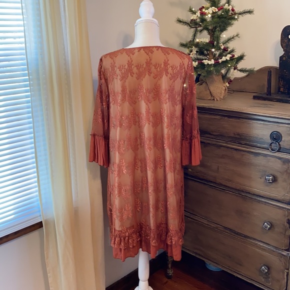🎄Boutique Dress (Cinnamon Spice) 🎄 - Picture 4 of 7